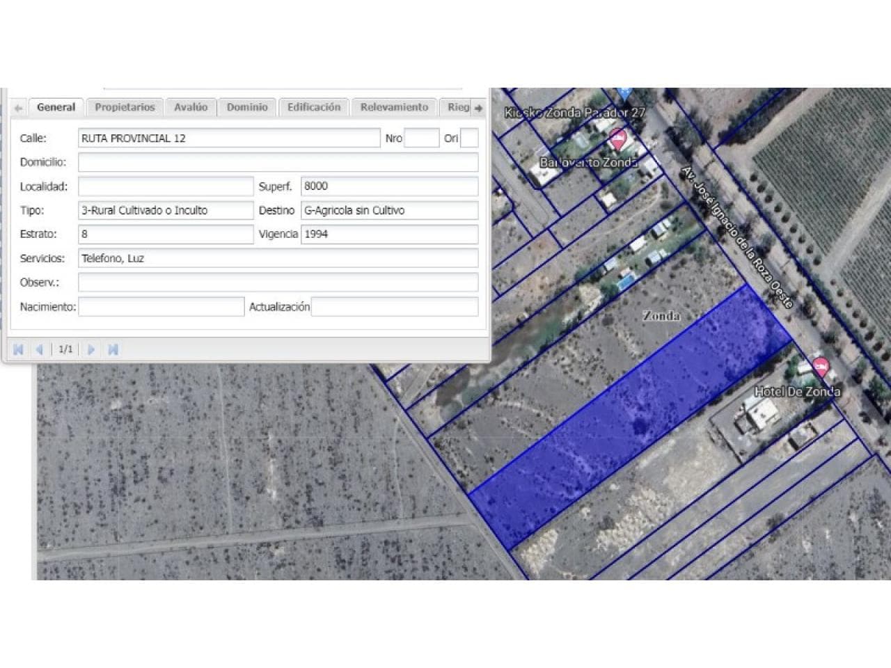 Dos Lotes Unidos De 8000 M2 Cada Uno Sobre Ruta 12, Zonda, San Juan. Compraventasanjuan & Simi Srl Vende