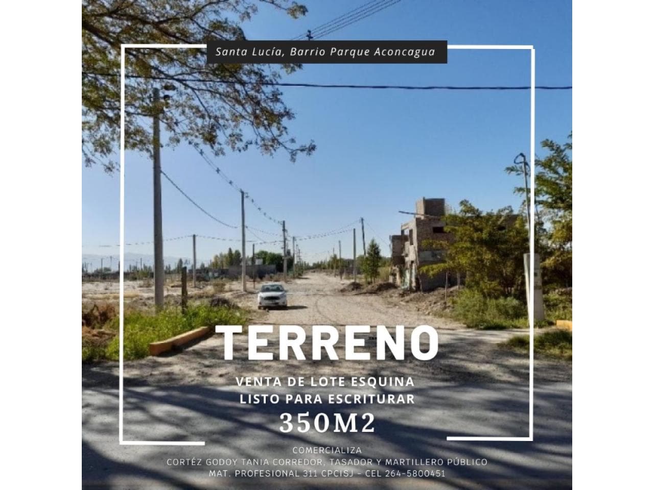 Venta De Terreno En Barrio Parque Aconcagua, Santa Lucía