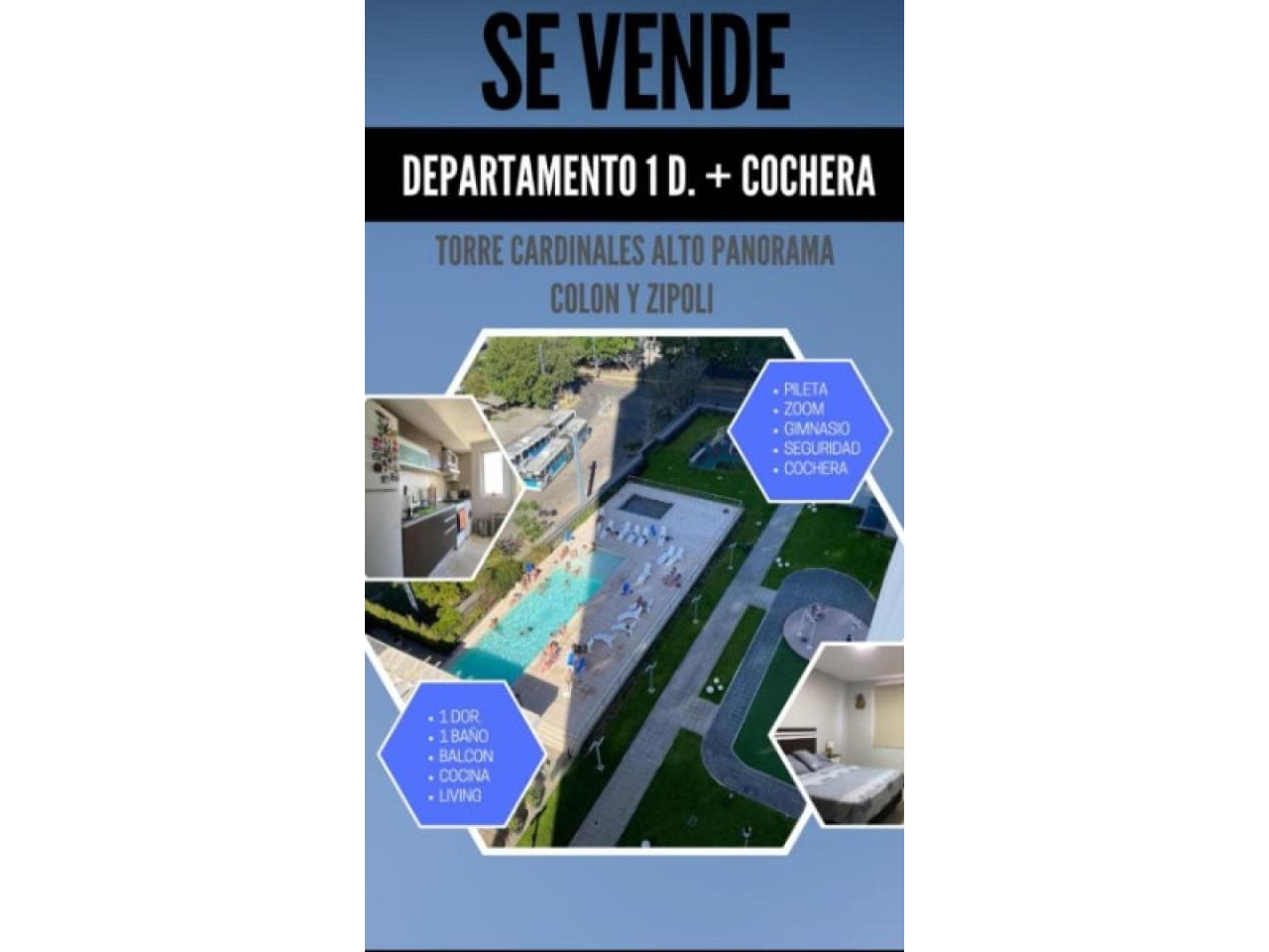 Venta. Dpto Un Dormitorio. Dueño - Alto Alberdi