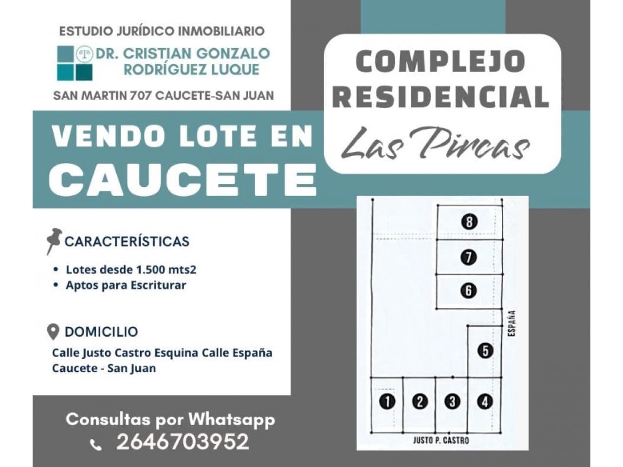 Venta De Lotes En Caucete Complejo Las Pircas