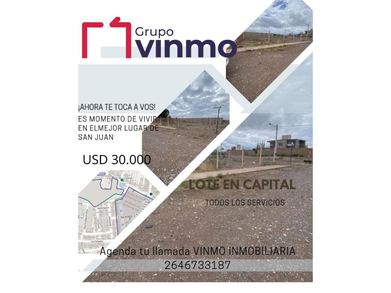 Venta. Lote 253 Mts2. Inmejorable Ubicacion. Capital