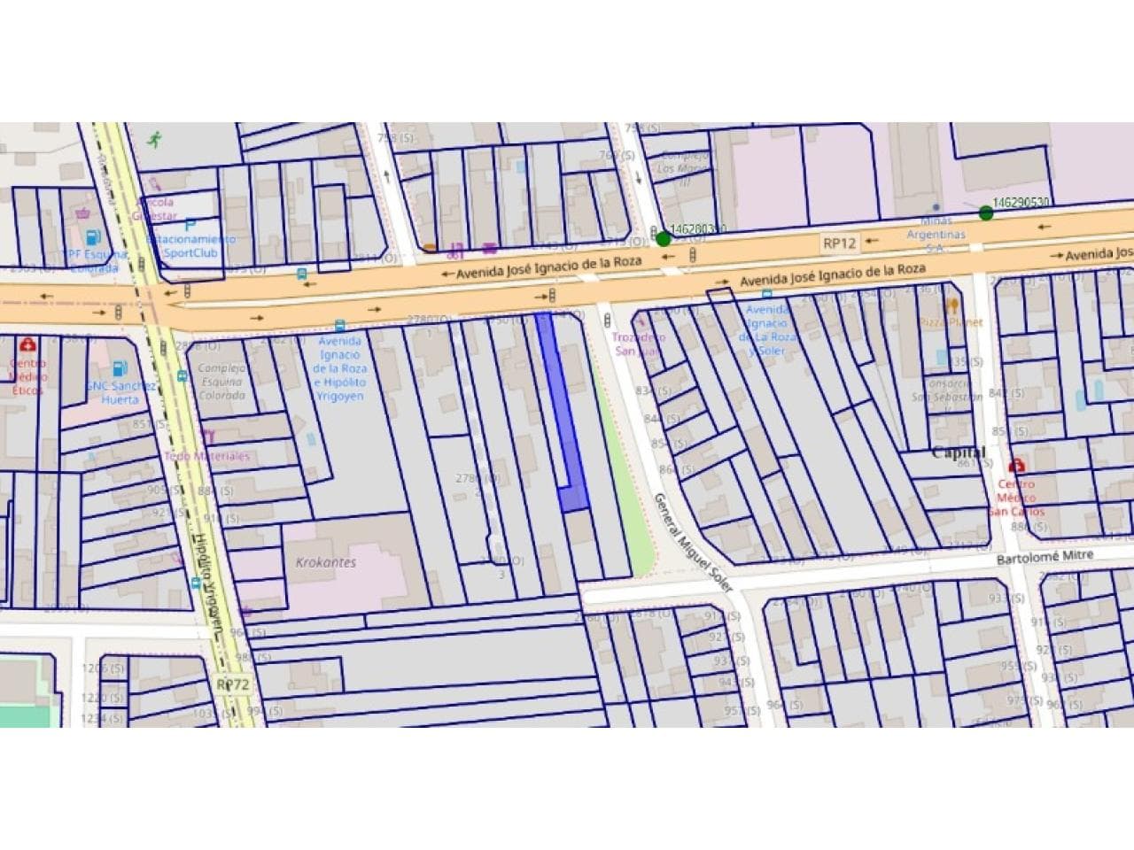 Venta Terreno Comercial 630mts2, Ideal Galpon, Deposito Sobre Ignacio De La Rosa A Metros De San Miguel. Capital