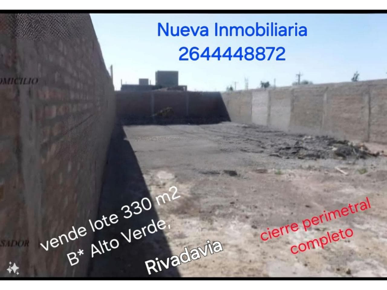Venta. Lote En Rivadavia 320 M2