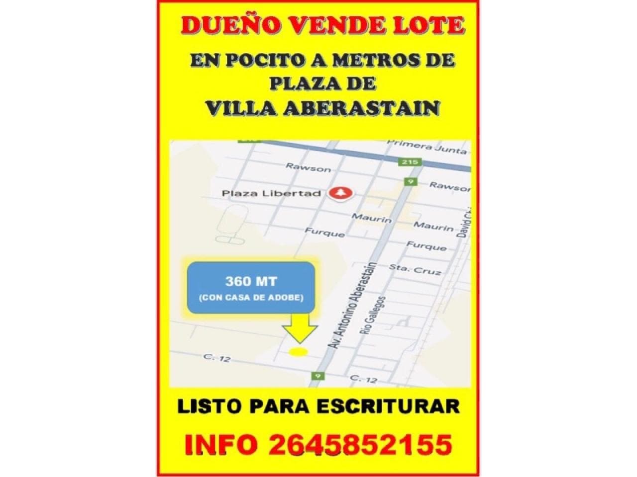 Lote Inmejorable Ubicación En Pocito