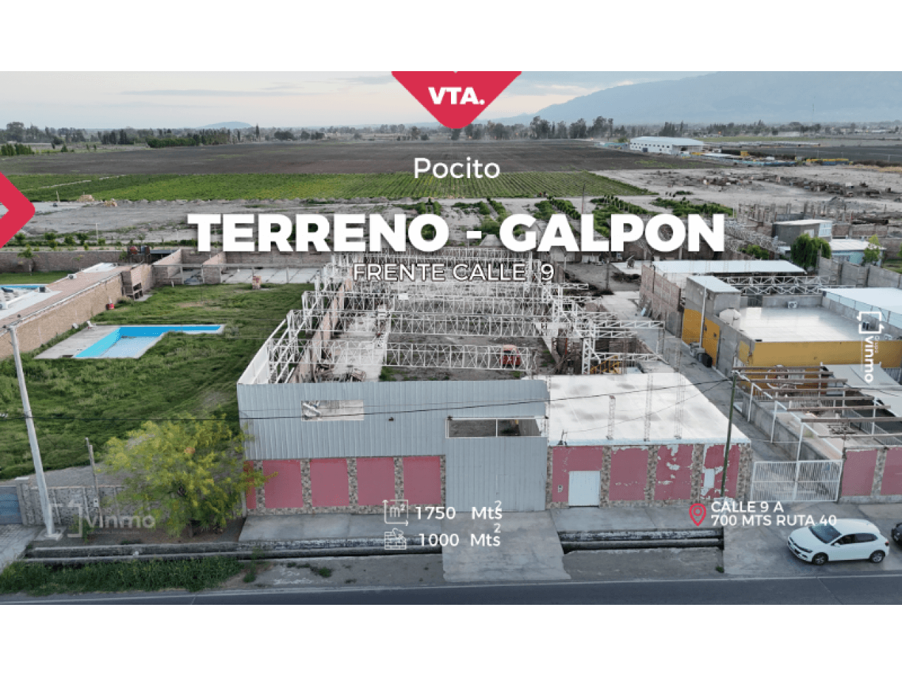 Venta Terreno Con Galpon Al 60%. Pocito