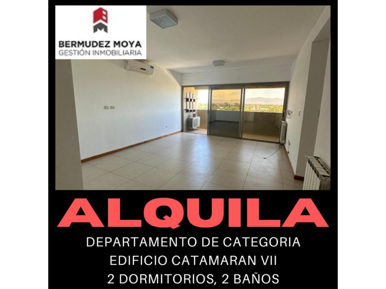 Alquiler. Departamento De Categoría En Edificio Catamaran 7, 2 Dormitorios, 2 Baños, Cochera Disponible 10 De Mayo