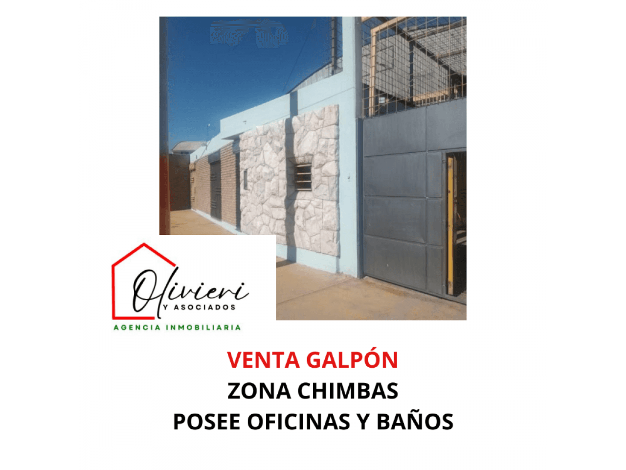 Venta Galpón Con Oficinas Chimbas