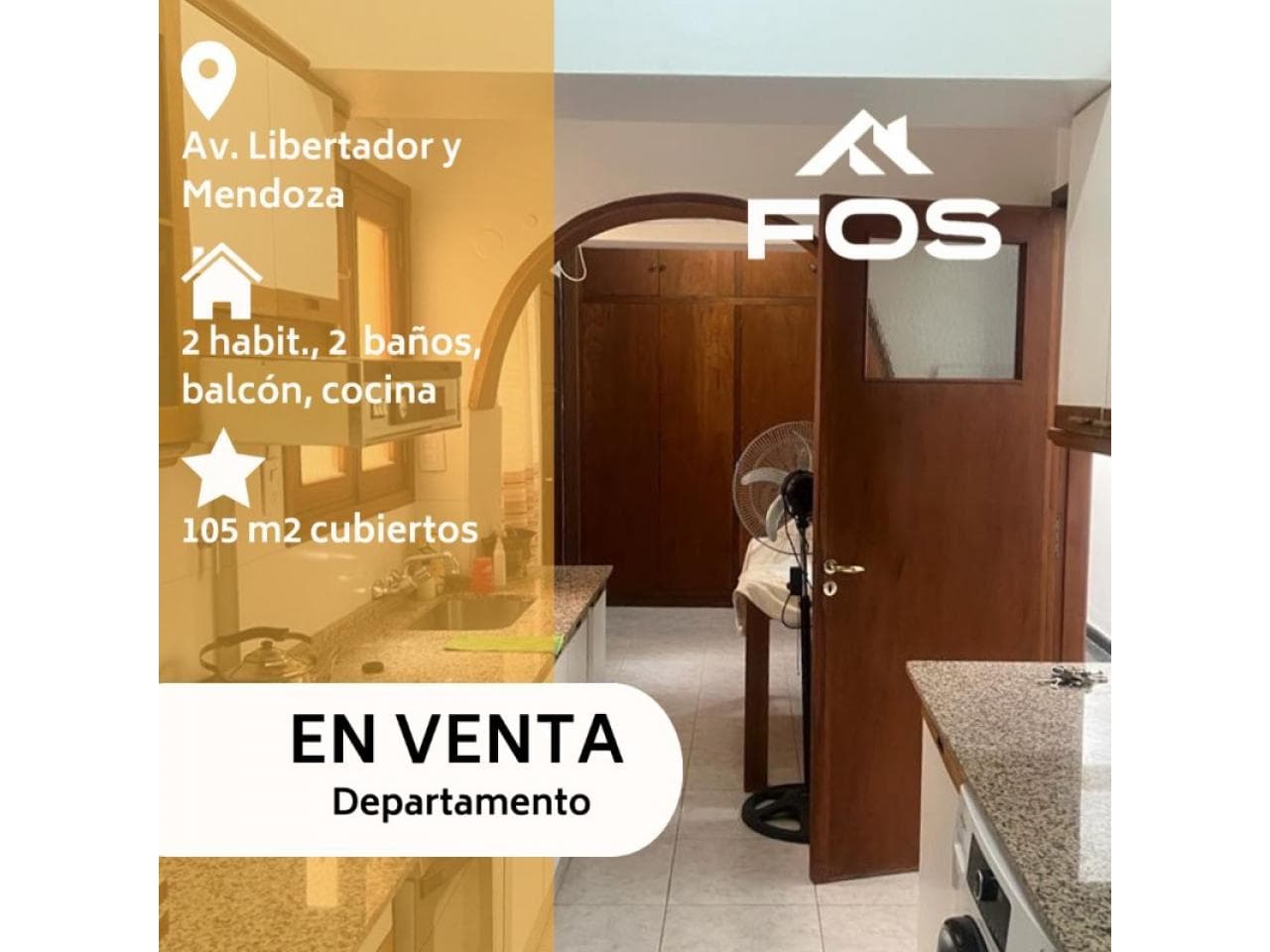 Venta Departamento (libertador Y Mendoza) Capital ⚫