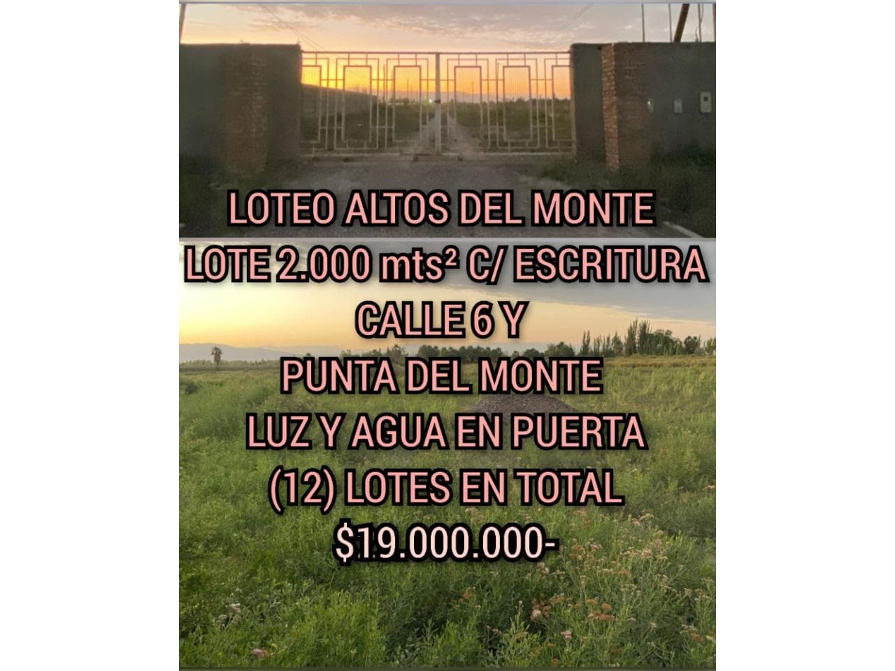🏡 Venta Lote Médano De Oro 2.000mts² - Calle 6 Y Punta Del Monte - Posee Escritura ‼️