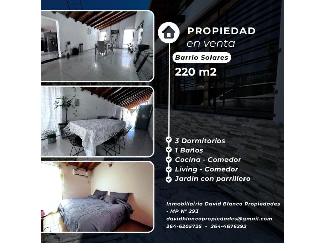 Venta Casa 3 Dorm. Barrio Solares. Permutas Y Se Escuchan Propuestas De Contado. Capital