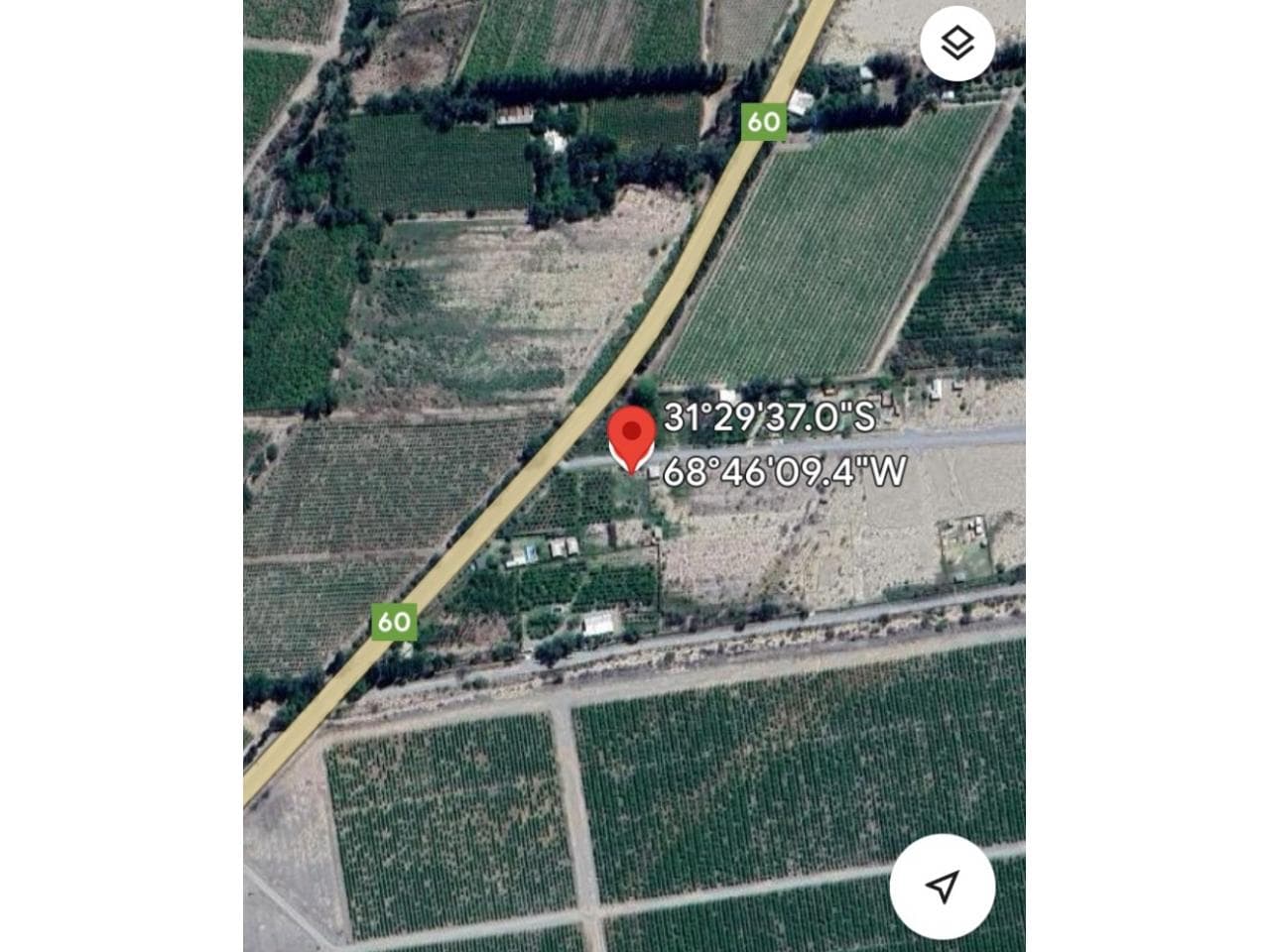 Venta. Terreno único En Ullum.  1450 M2 - A Metros De Ruta Prov. N60  Y A Pocos Kilómetros Del Dique Punta Negra.