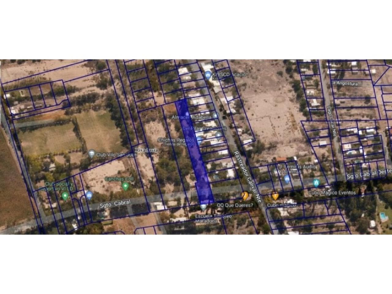 Venta - Terreno Ideal Desarrollo  Inmobiliario - Rivadavia - Sargento Cabral Y Calivar - 20m. De Frente Por 155m. - 2485
