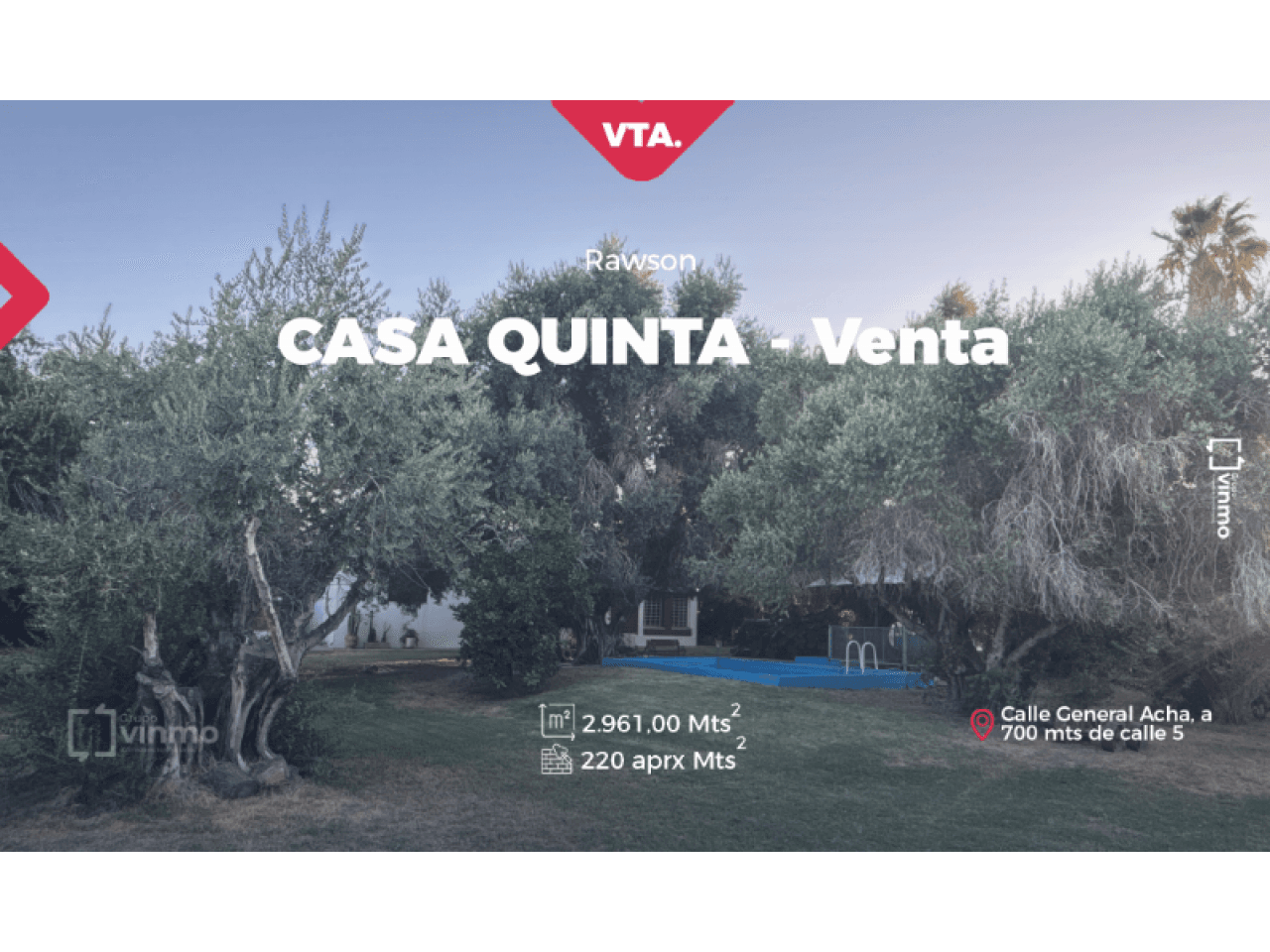 Venta Casa Quinta - Rawson