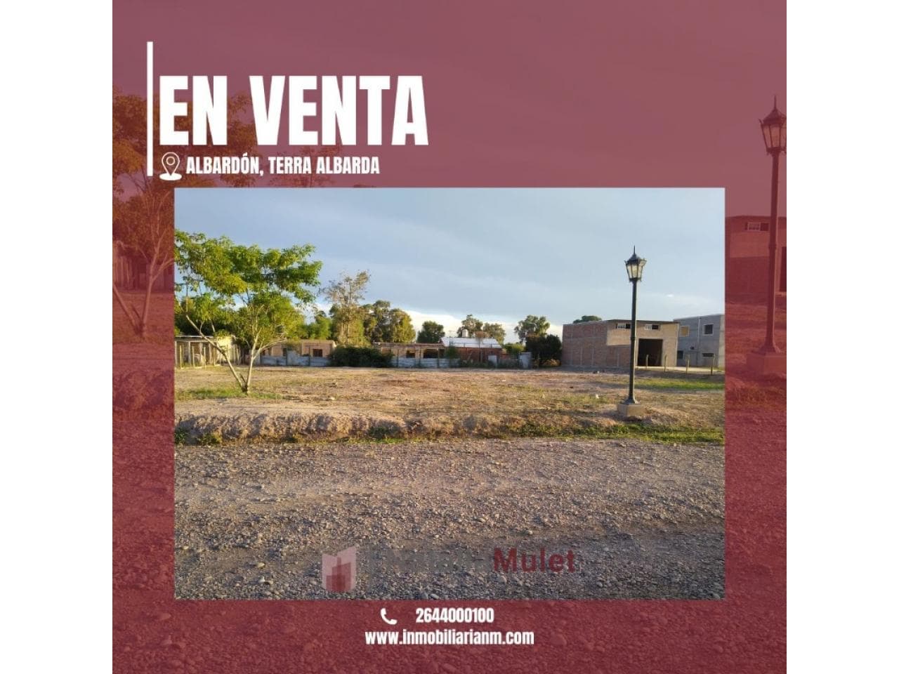 Venta. Lote En Terra Albarda, Albardón