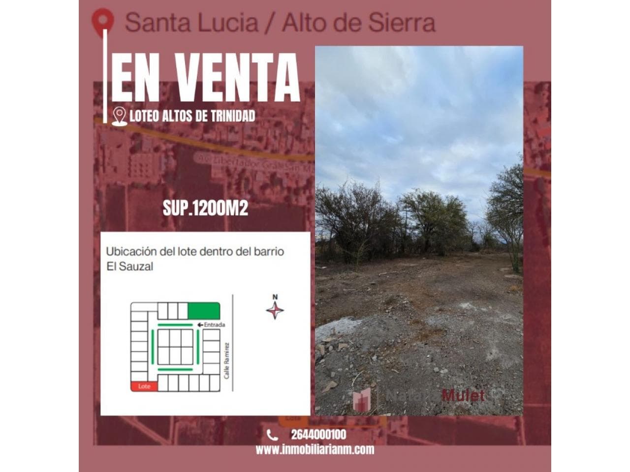 Venta. Lote En Santa Lucia. El Sauzal