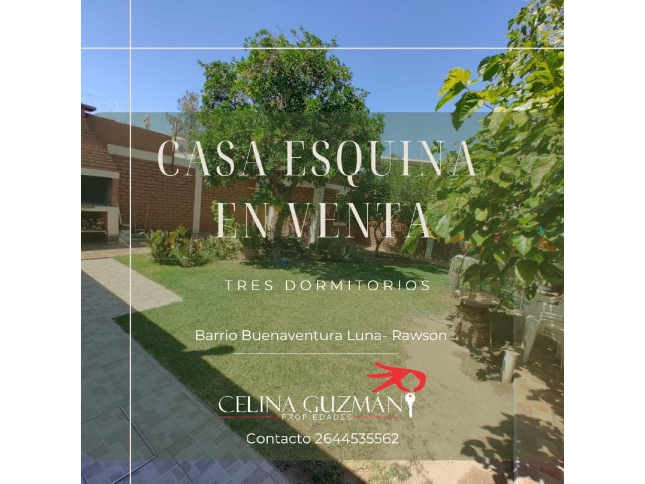 Celina Guzmán  Propiedades Vende📄🖊️barrio Buenaventura Luna Casa  3 Dormitorios