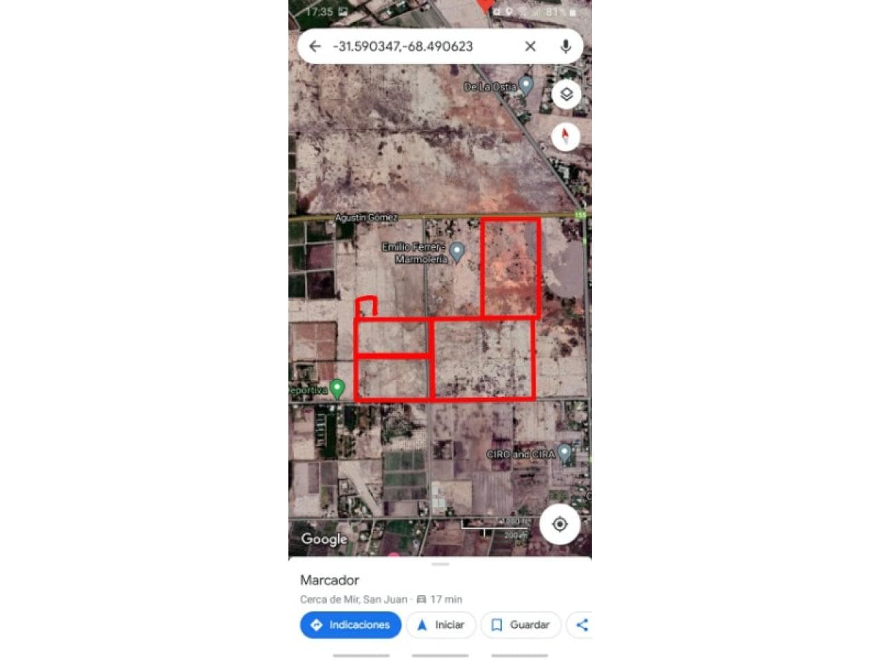 Venta. Terreno 40 Hectáreas, Excelente Ubicación Por Calle 5. Rawson