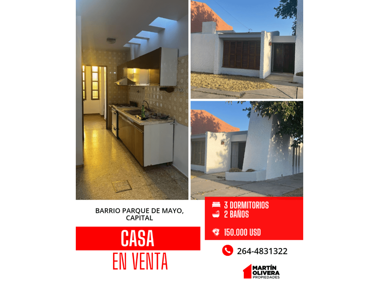 Venta De Casa, 3 Dormitorios, Capital
