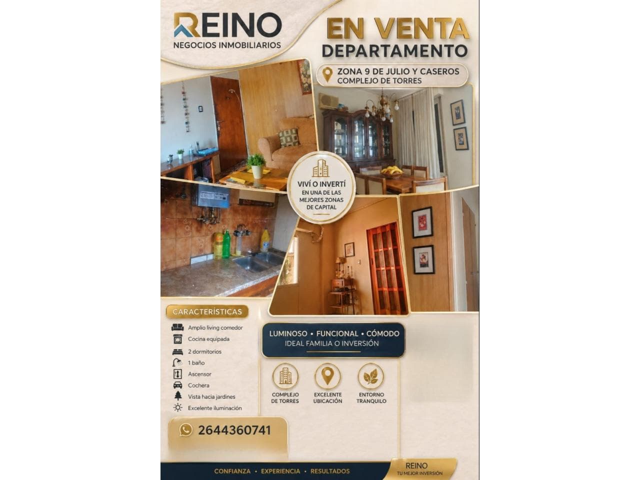 🏙️ Vendo Departamento En Capital  Excelente Ubicación
