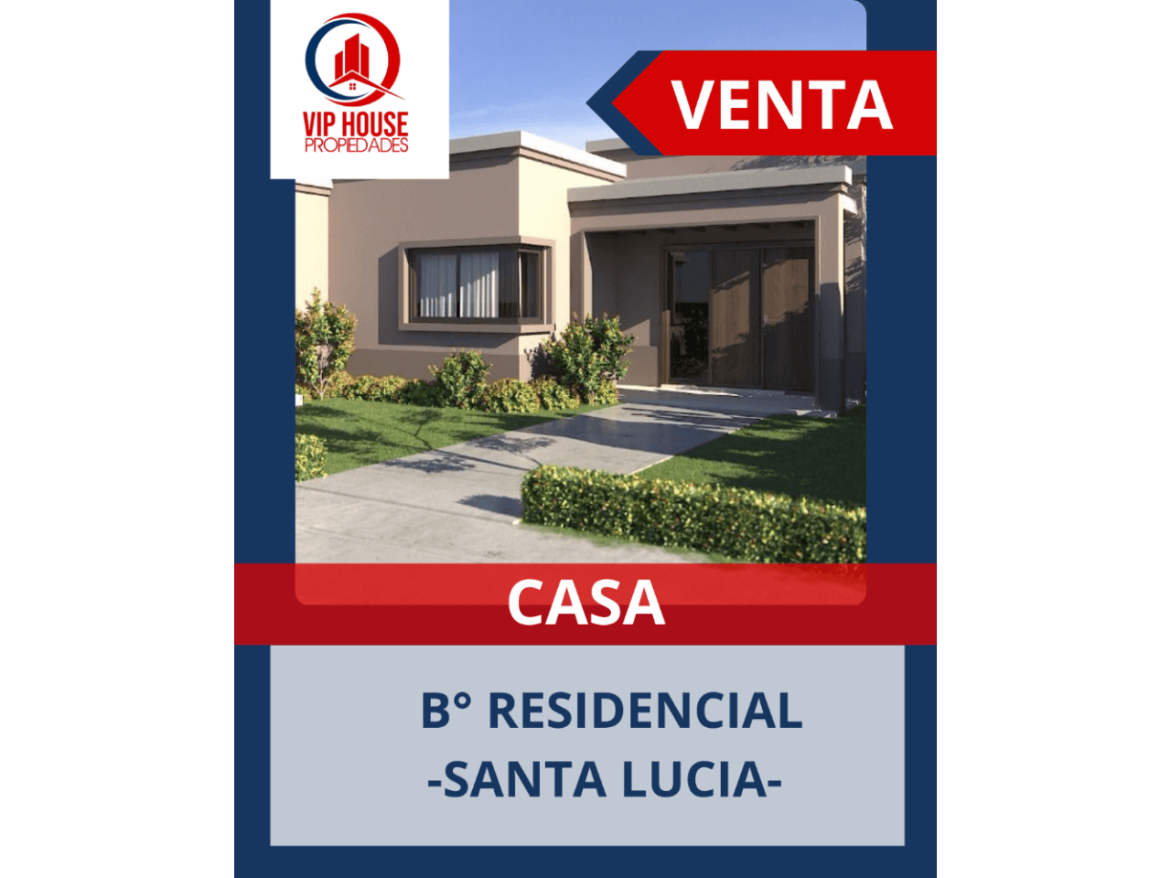 Venta Apta Credito **  Casa En Santa Lucia ** Zona Residencial A 5 Min Del Centro - Faciles Accesos