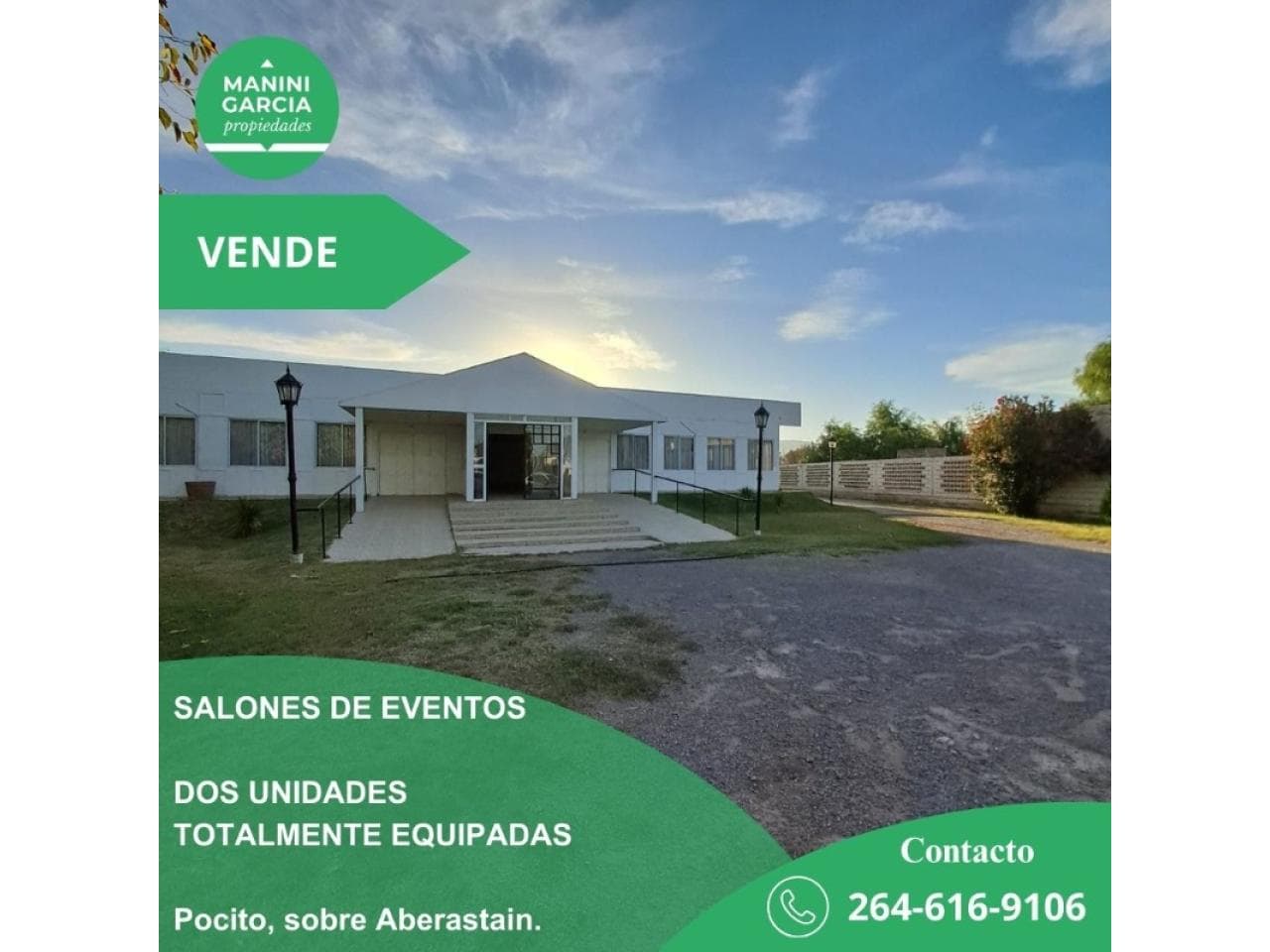 Venta. Salon De Eventos - Pocito - Sobre Aberastain