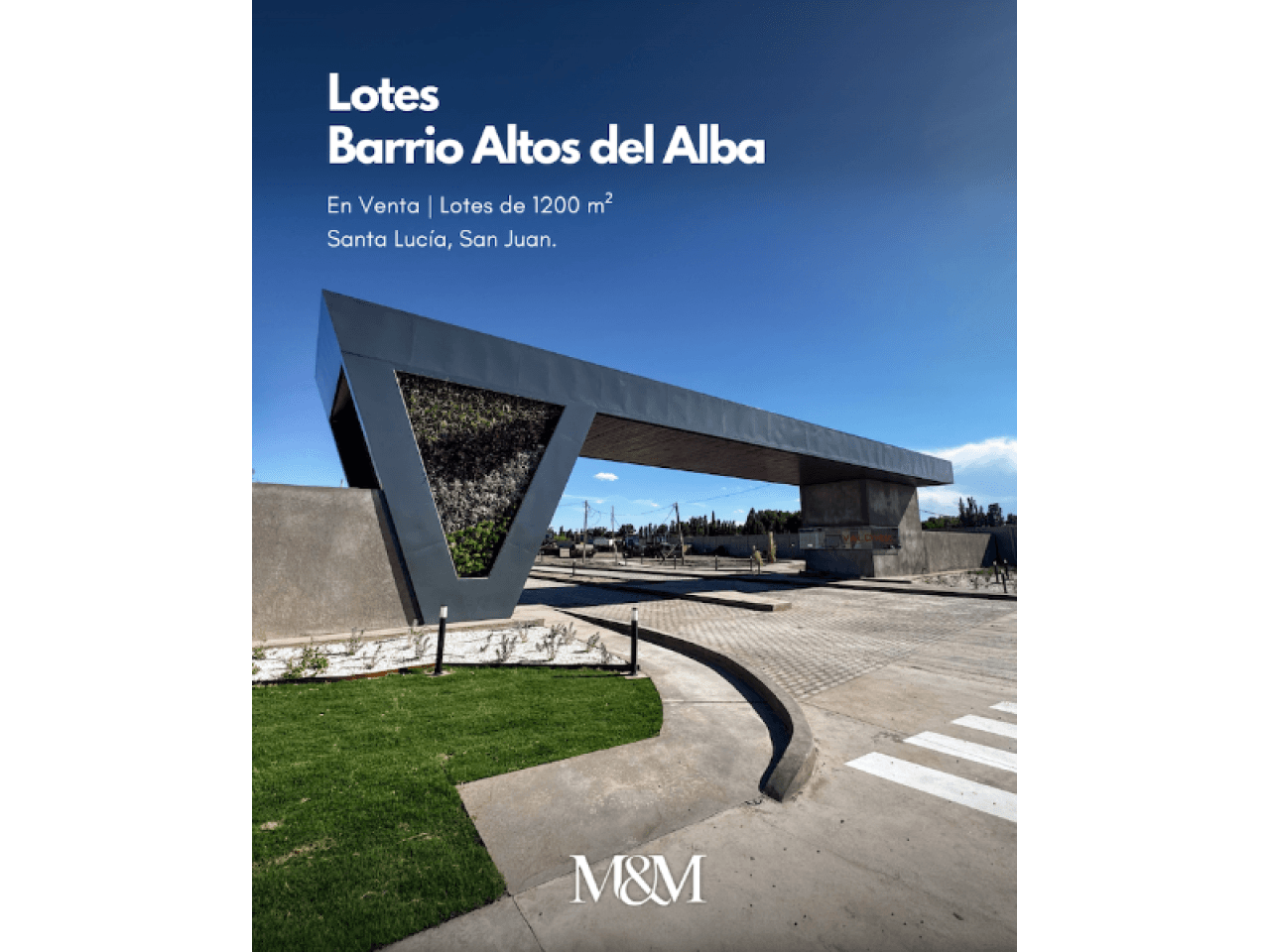 ⚫️ Venta Lote En Barrio Privado Altos Del Alba 1200 M2 | Santa Lucía | Financiación