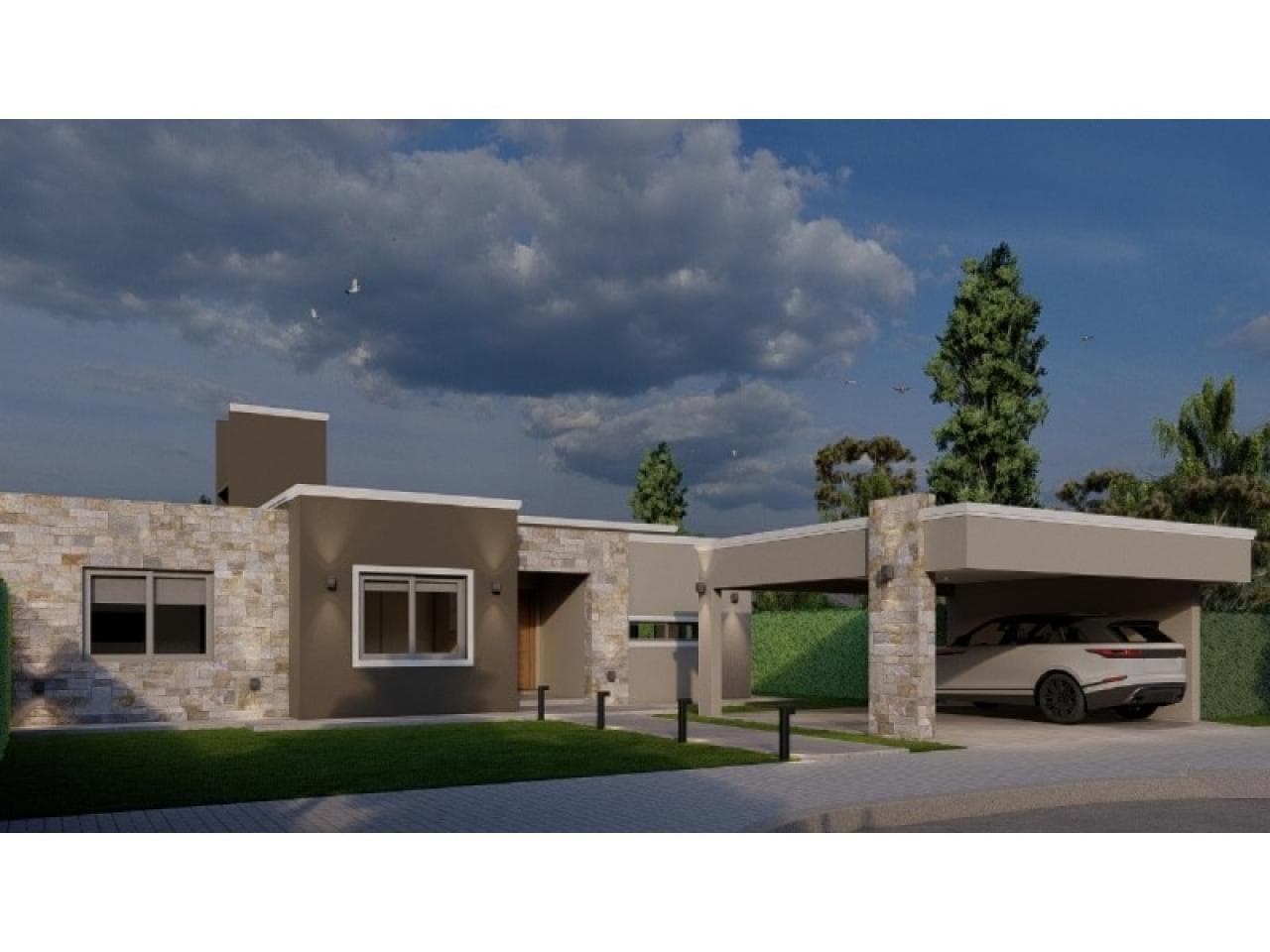 Casa 3 Dormitorios B° Privado Brisas - Santa Lucia - Nivel Exclusivo - Pronta Entrega