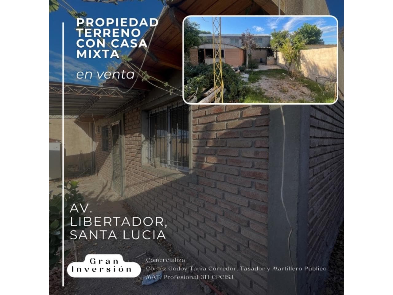 Venta Casa Mixta Sobre Av. Libertador A Metros De Calle Colón - Santa Lucía