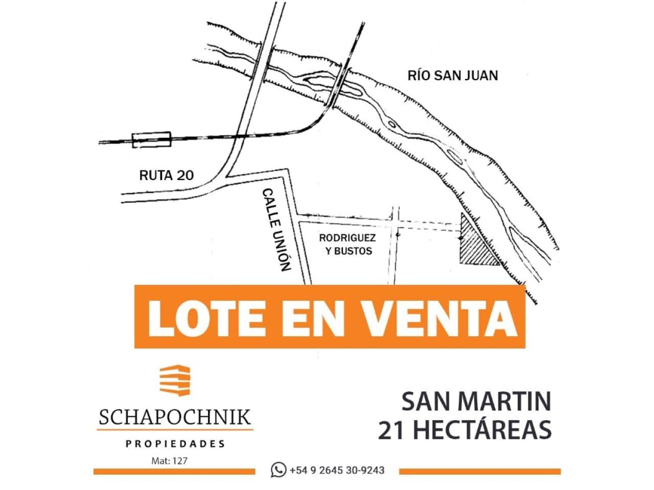 Venta Finca 21 Hectareas. San Martin