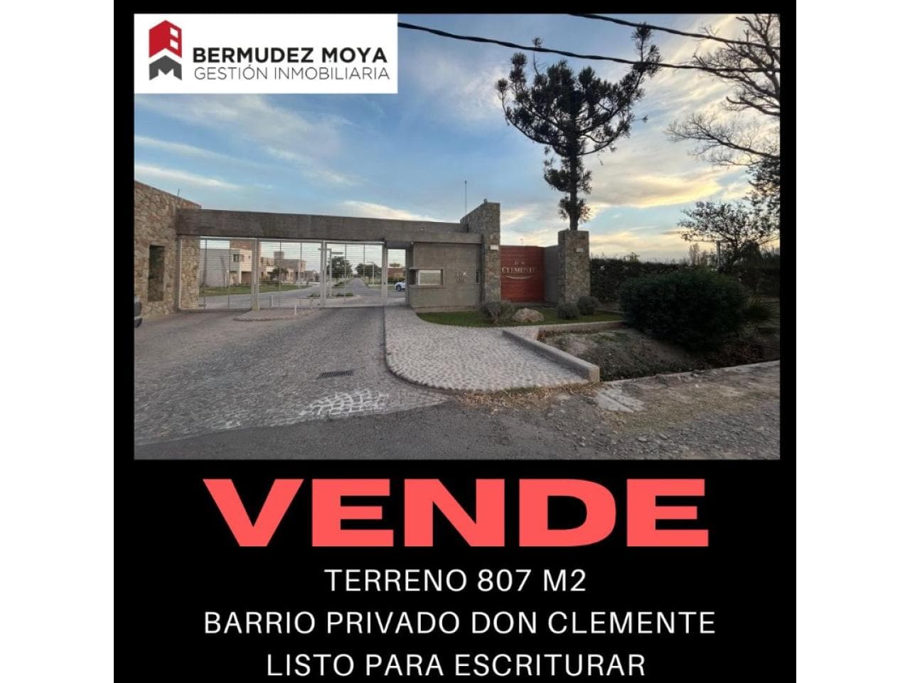 Venta. Lote En Barrio Privado Don Clemente 807 M2, Listo Para Escriturar