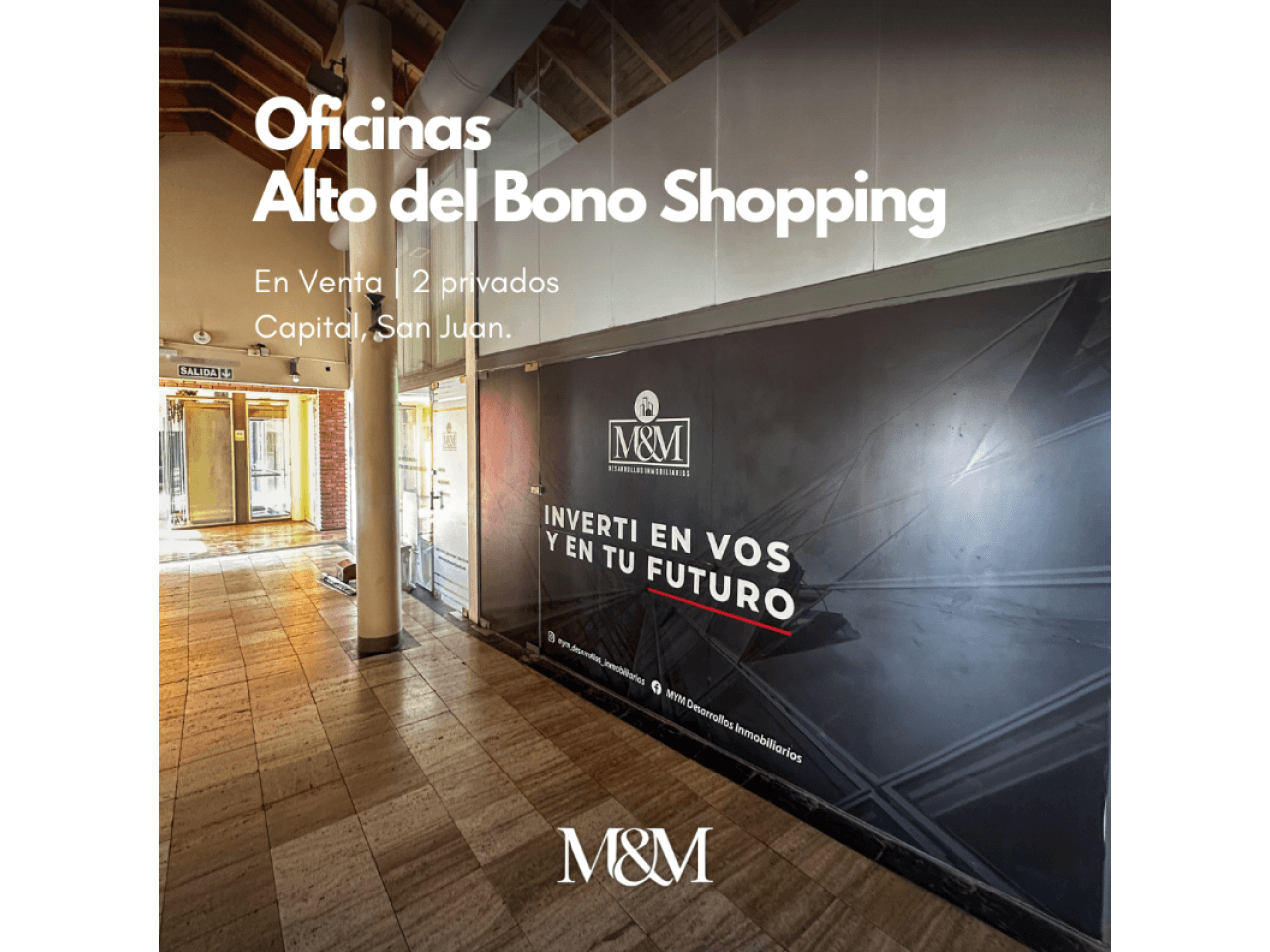 ⚫️ Venta 2 Oficinas Conectadas | Alto Del Bono Shopping | Capital