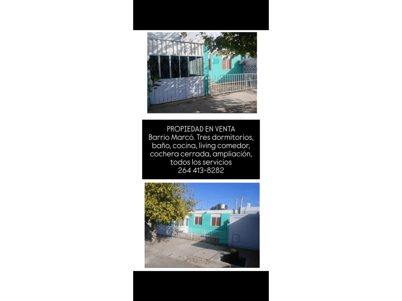 Venta. Casa Barrio Marcó. Rivadavia