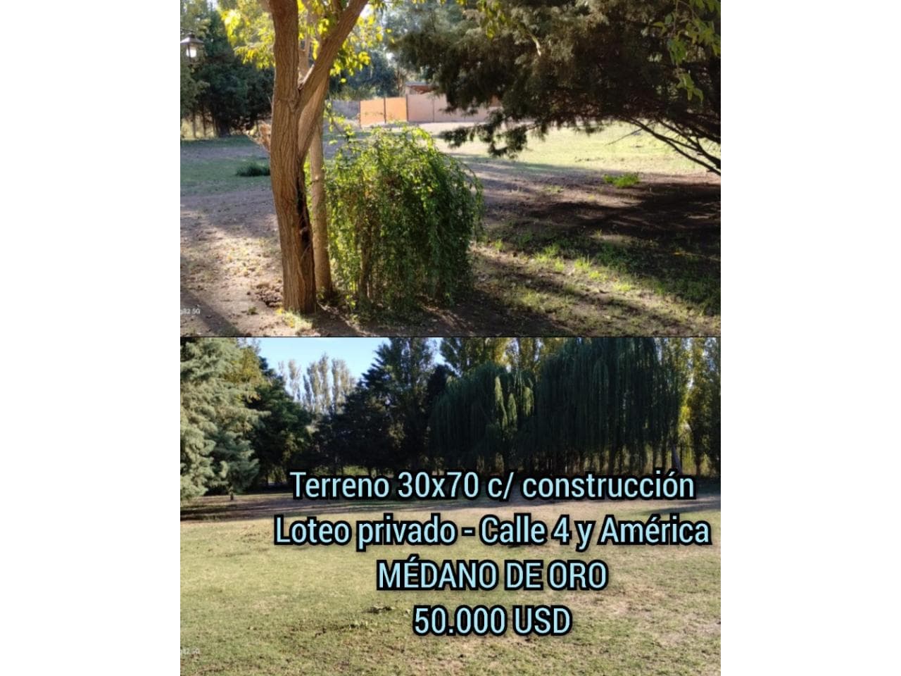 📢  Lote 30x70 C/ Construcción Loteo Privado - Calle 4 Y América Médano De Oro ‼️