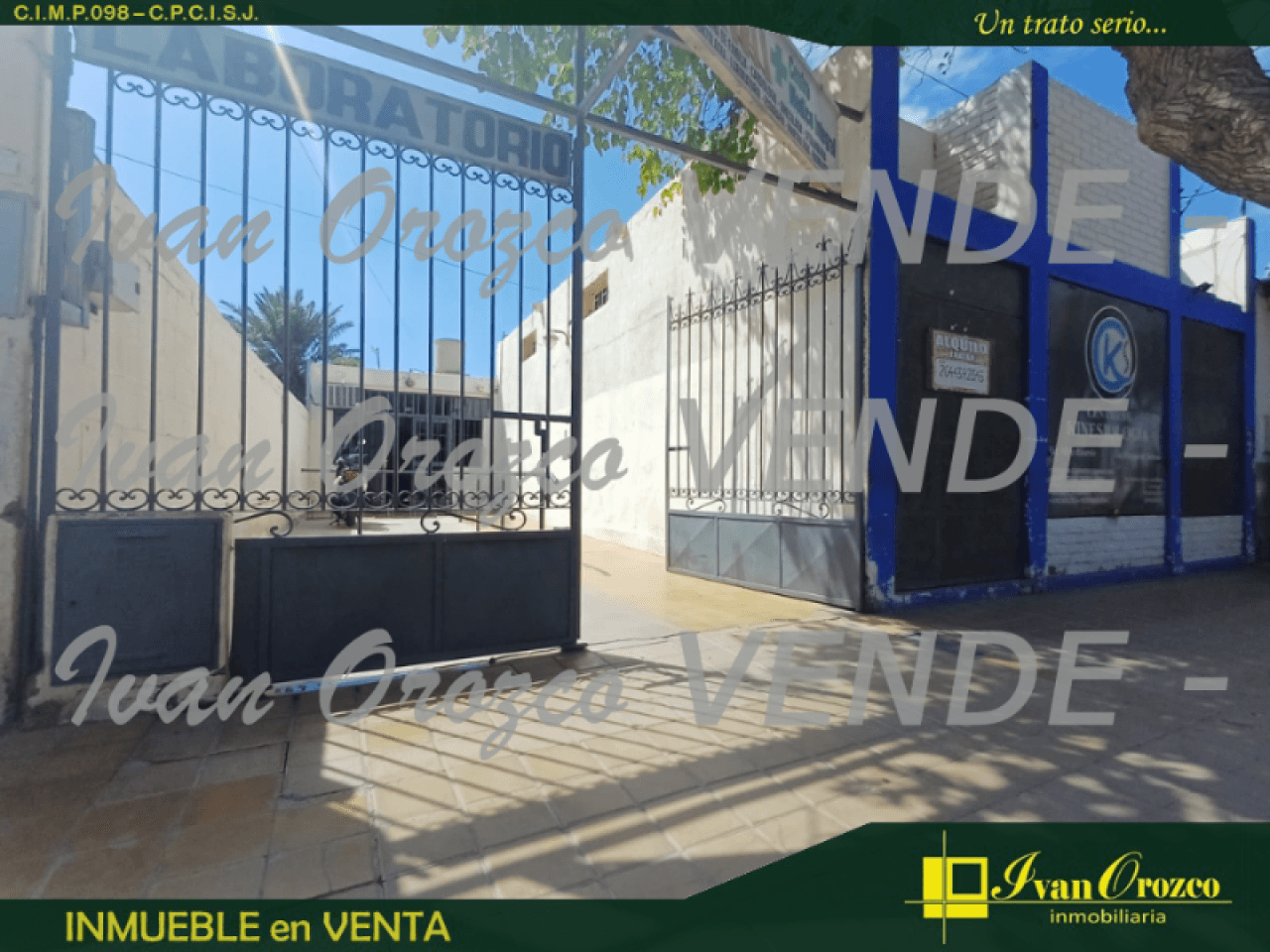 Red Inmobiliaria Ivan Orozco - Vende...  Importante Casa Clínica Sobre Calle Mendoza, Chimbas.