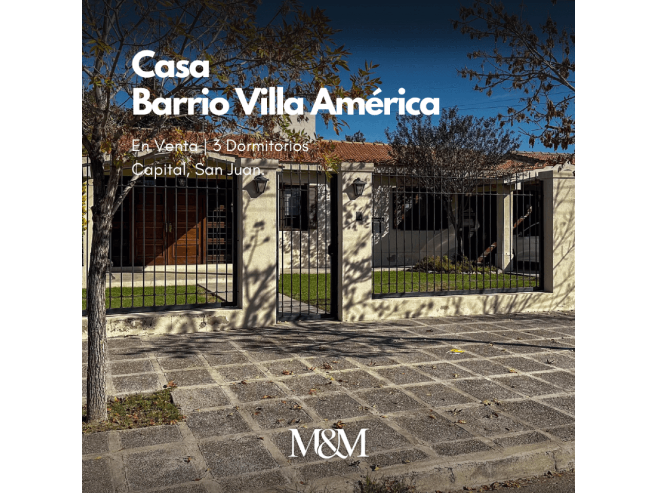 ⚫️ Venta Casa 3 Dormitorios | Barrio Villa America | Capital