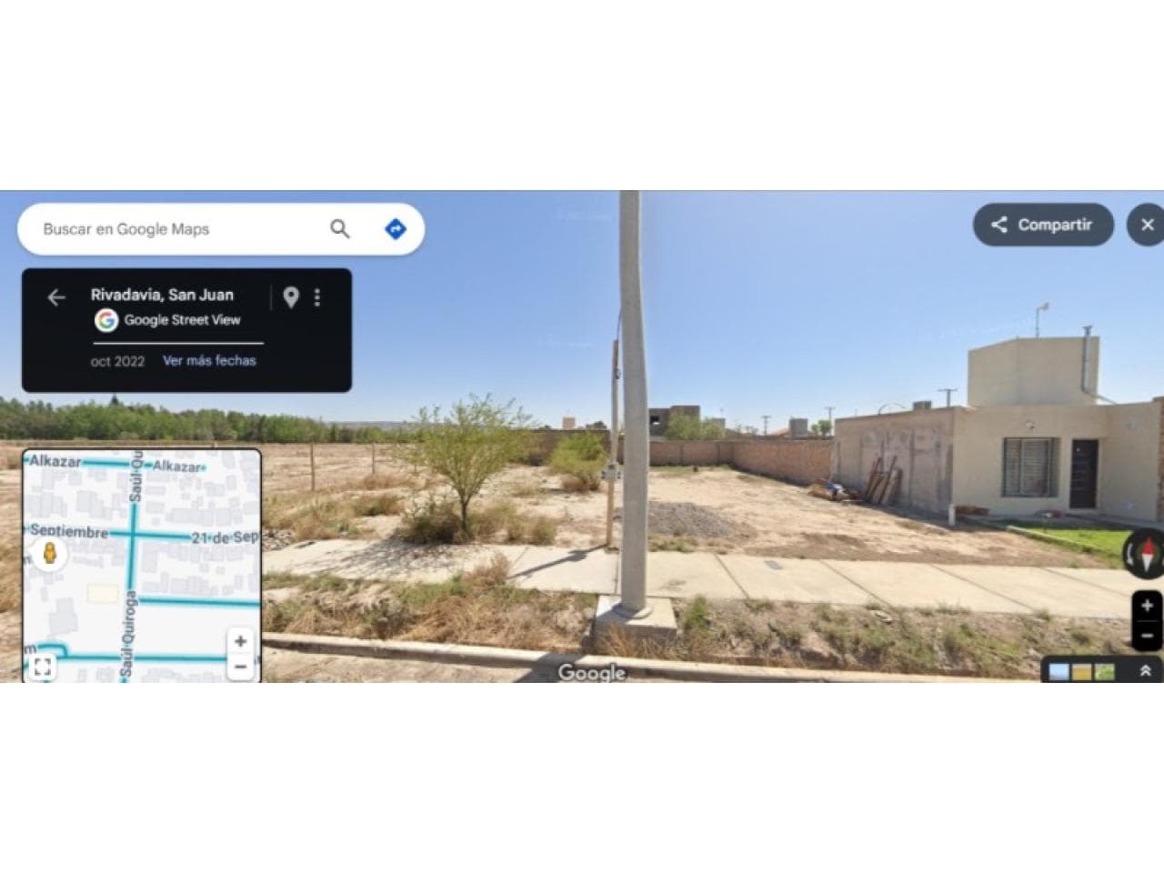 Venta Lote En Zona Residencial De Rivadavia. Zona Consolidada