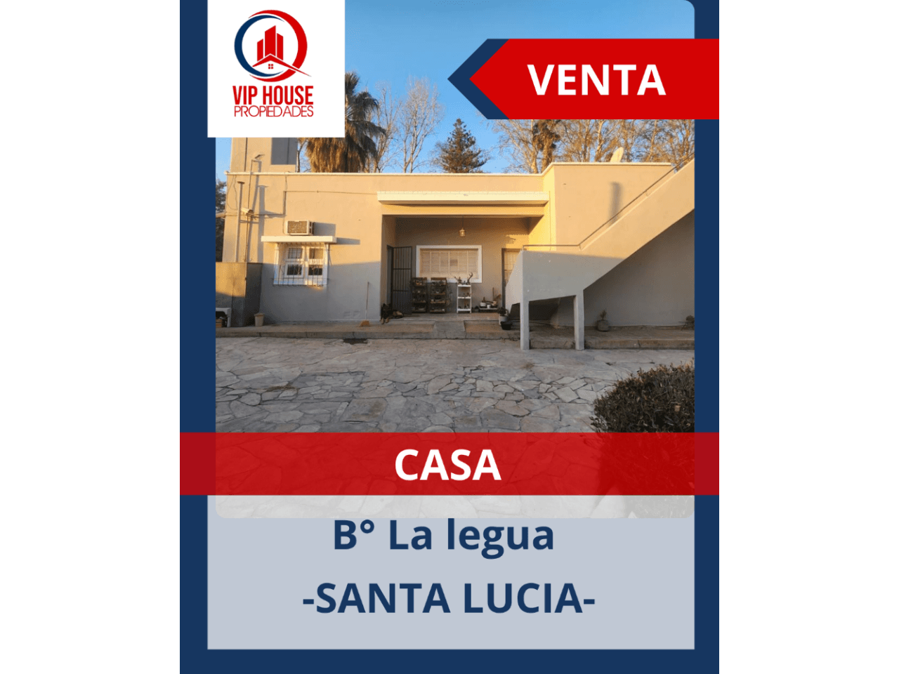 Venta Hermosa Casa En B° La Legua Santa Lucia