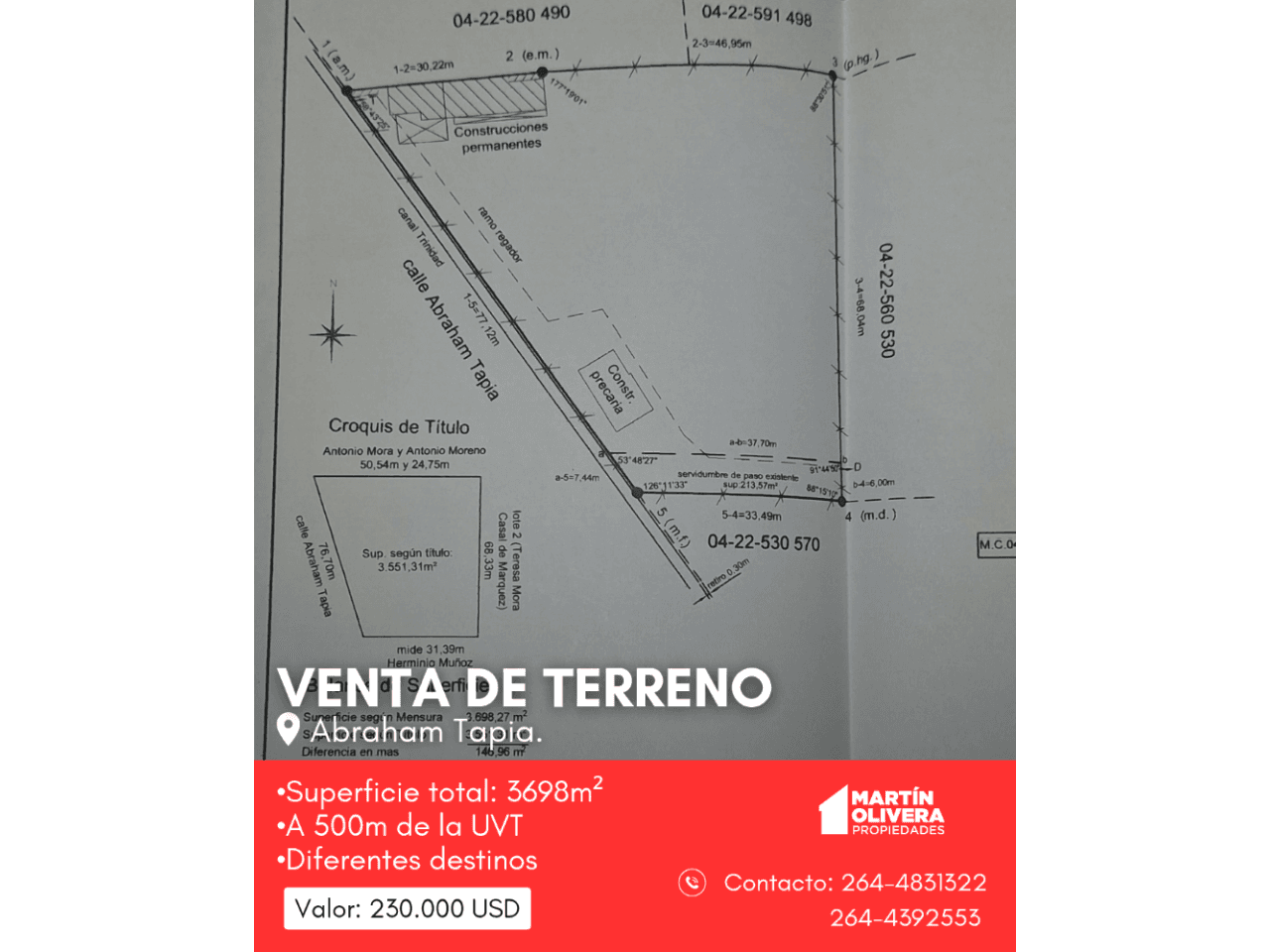 Venta De Terreno