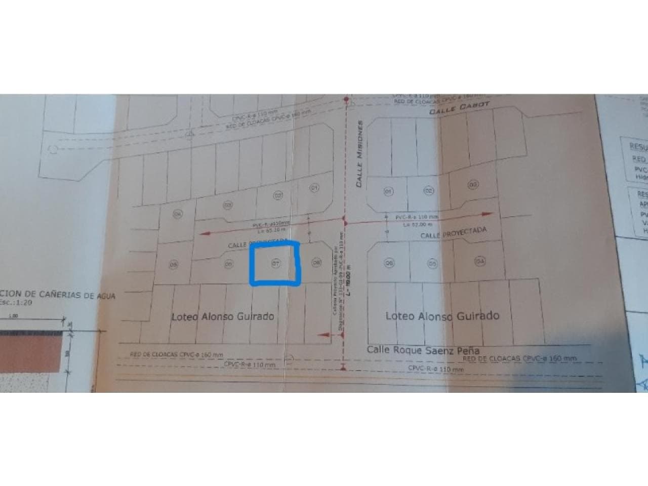 Venta. Lote De 300 M2 - Zona Calle Roque Saenz Peña Y Cipolleti - Rivadavia