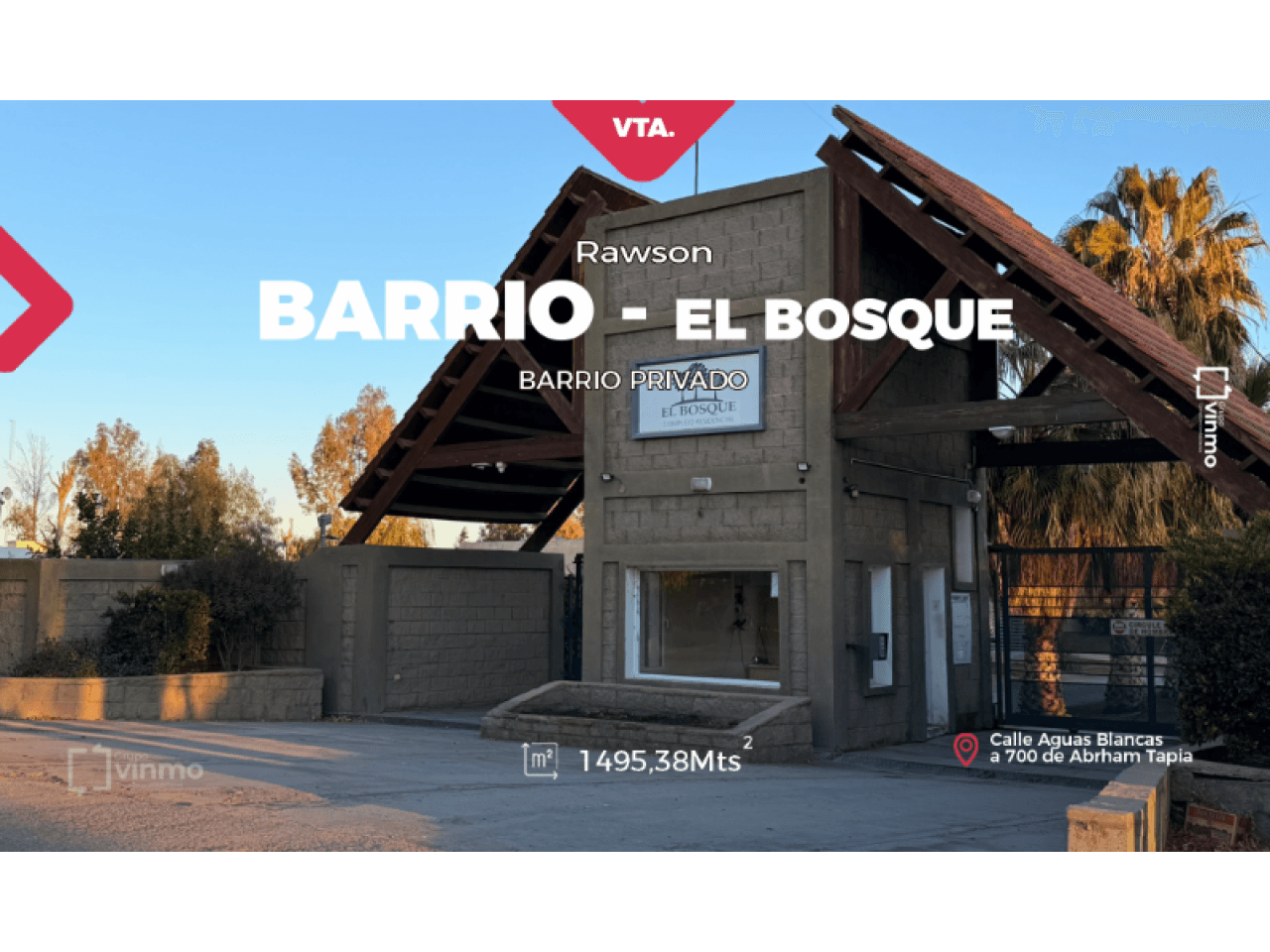 Lote En Venta El Bosque Rawson | Barrio Privado 1450 M² | San Juan" Financiacion