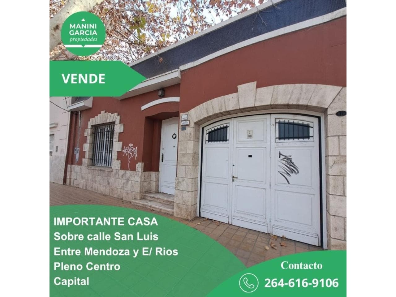 Casa Sobre Calle San Luis - 3 Dormitorios - Pleno Centro