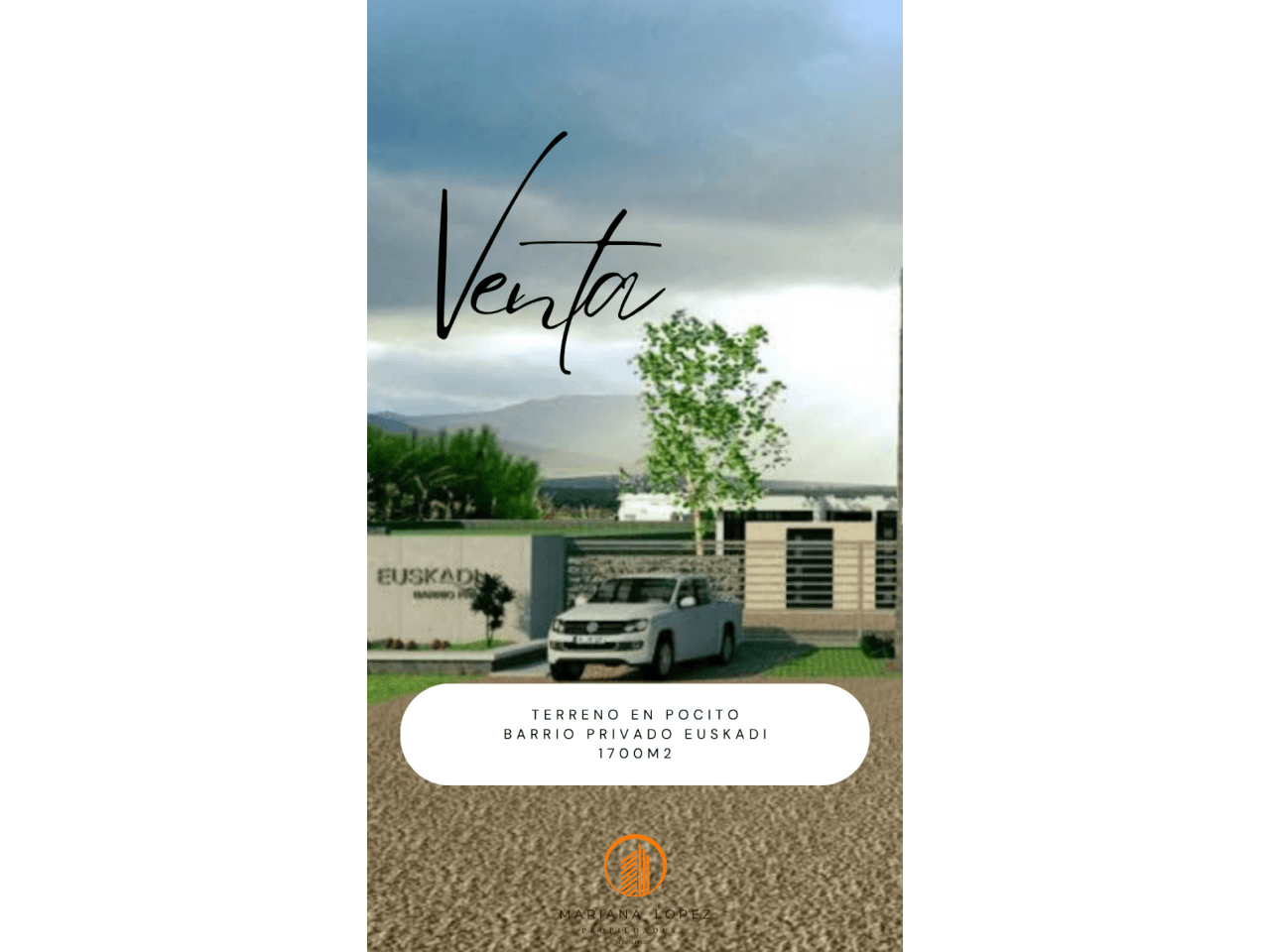 Venta. Terreno 1700m2 Euskadi Barrio Privado