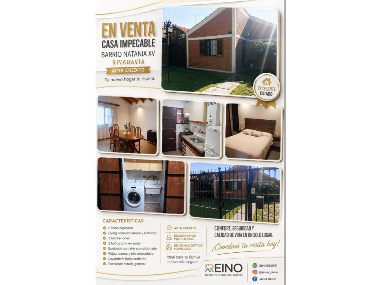 Vendo Casa Impecable Natania Xv.