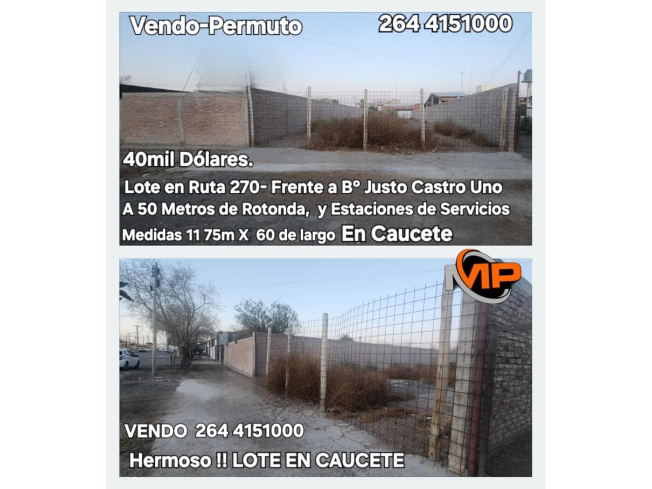 Lote De 12m X 60metros