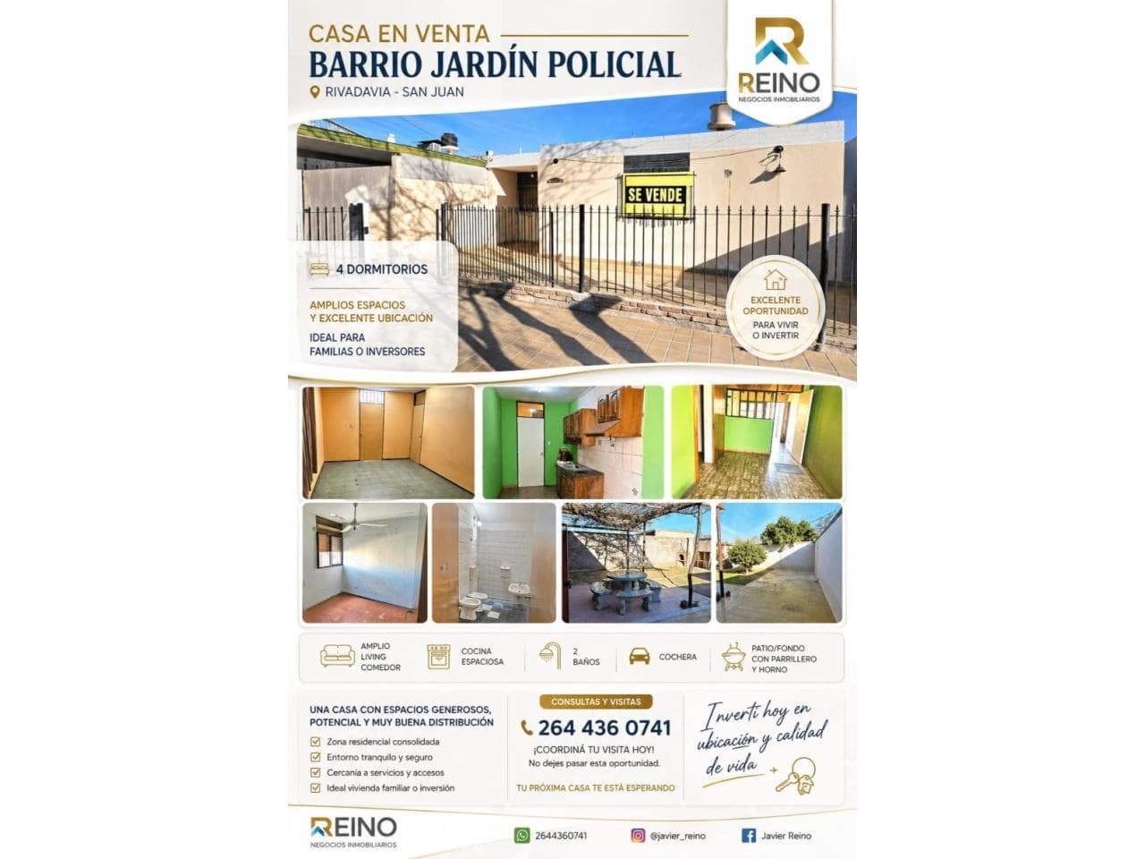 Vendo Casa Barrio Jardín Policial