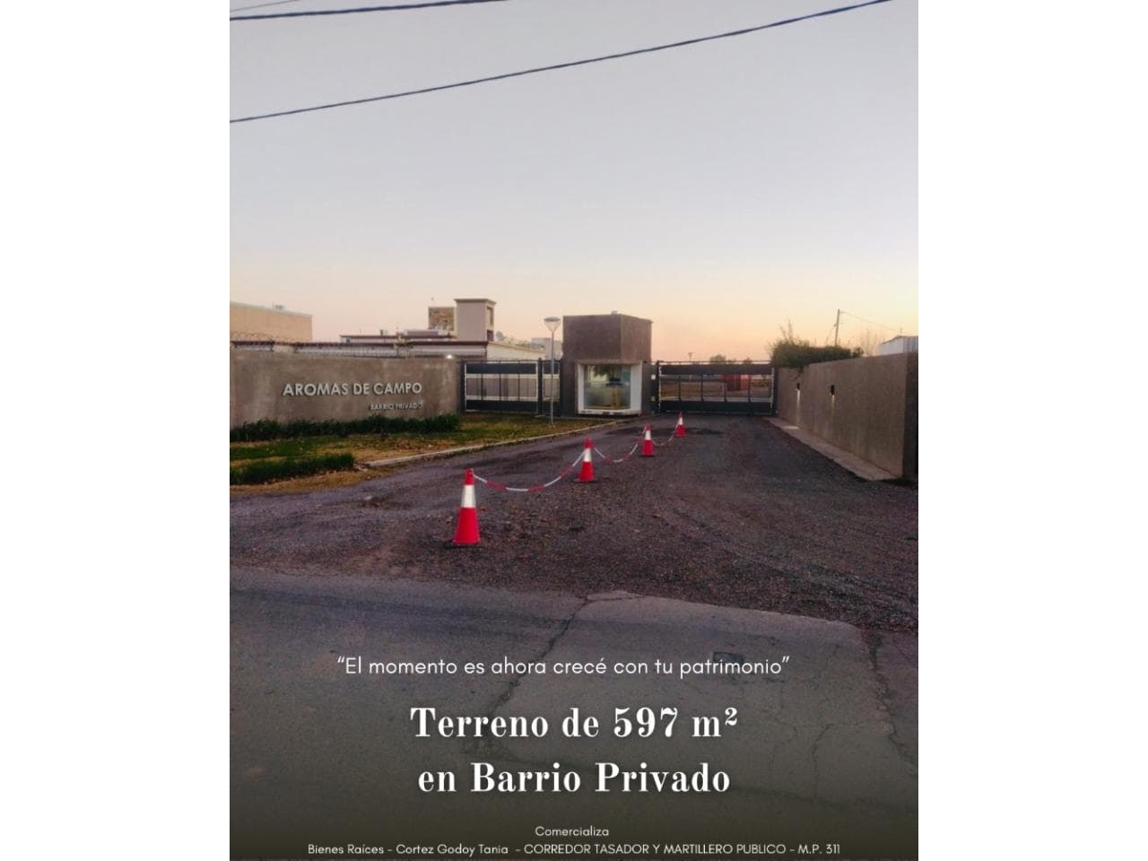 Venta De Terreno Con 597m², Barrio Privado Aromas De Campo, Santa Lucía