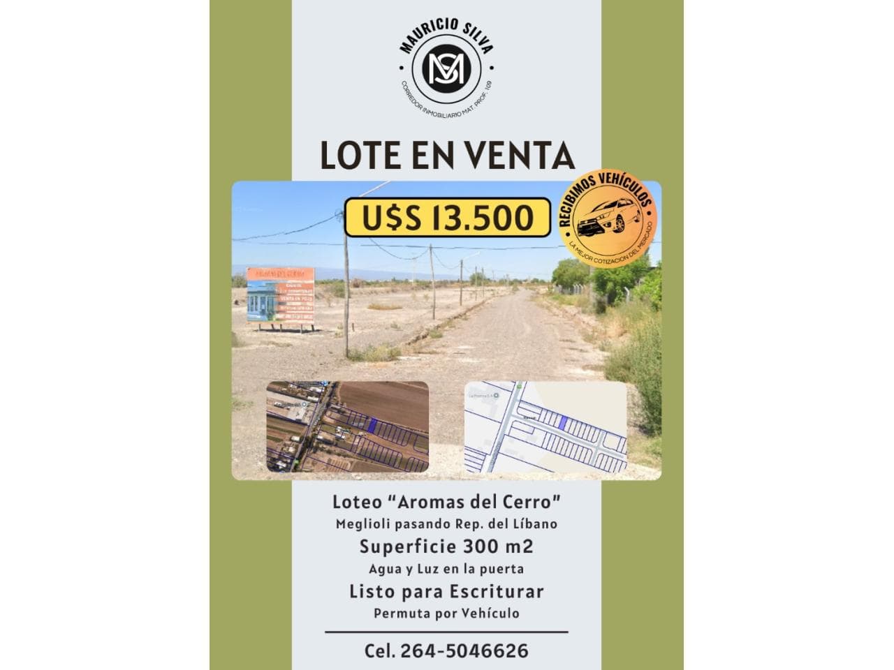 Veta. Lote Aroma Del Cerro. Rawson