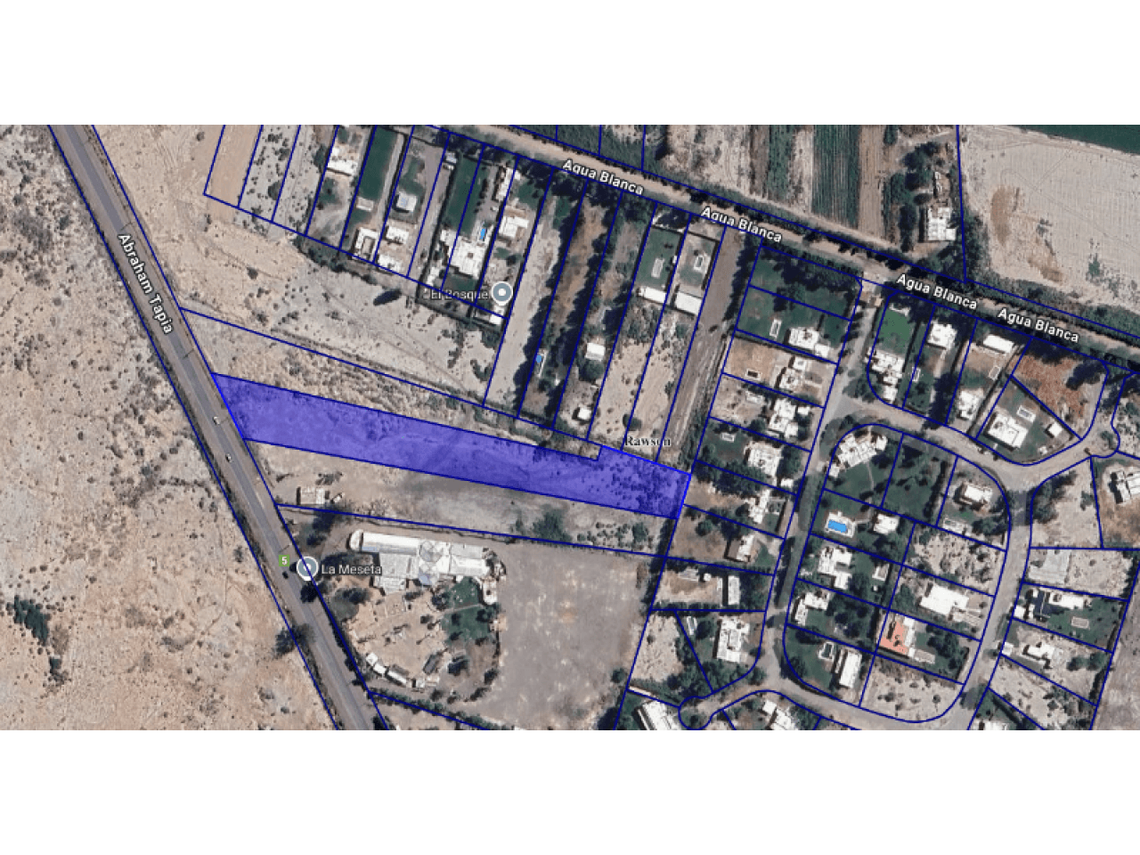Venta De Lote De 7112m2 - Sobre Calle Abraham Tapia  Rawson