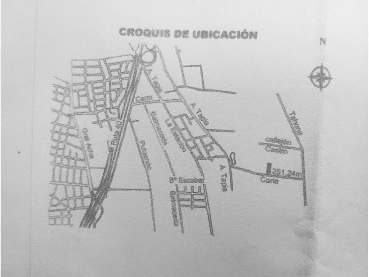 Lote En Calle Coria Antes De Tahona