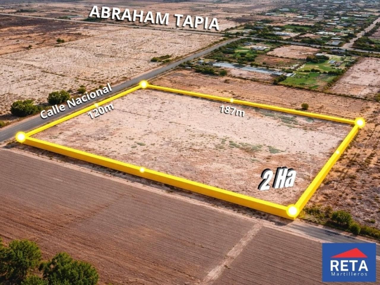 Venta. Terreno De 2 Hectareas A Metros De Calle 5 Y Abraham Tapia. Rawson.